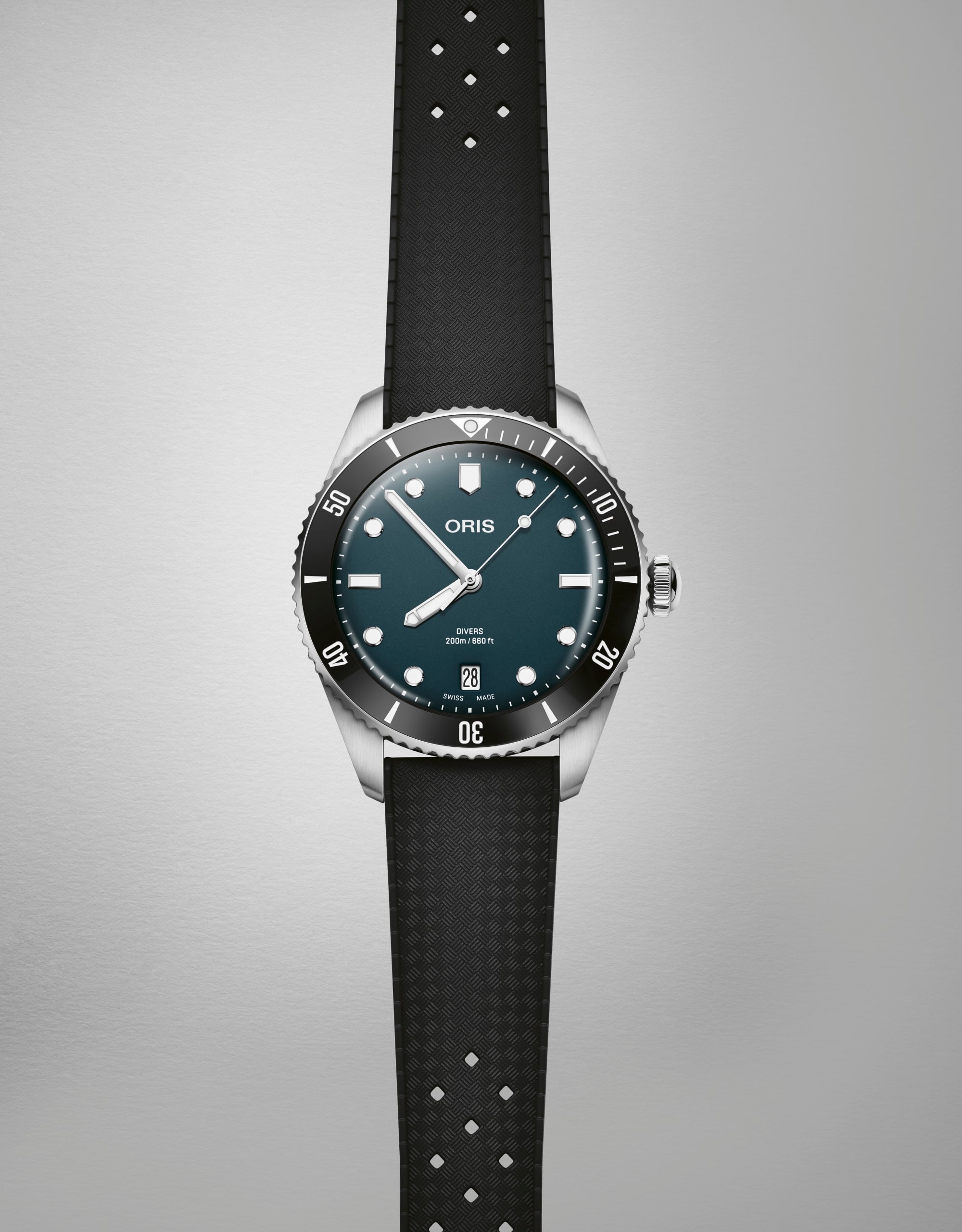 オリス(ORIS) ダイバース デイト 39mm ブルー 01 733 7795 4055-Set